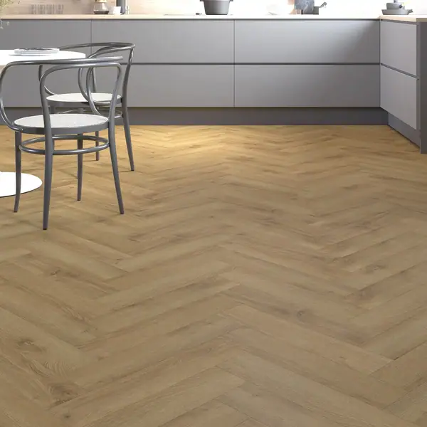 Herringbone Chelsea in Honey Melba 10mm Herringbone