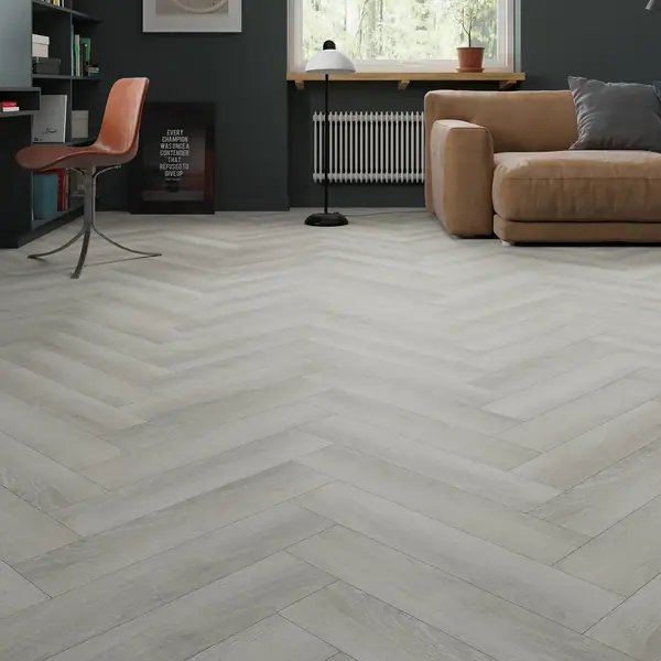 Herringbone Chelsea in Fossil Oak 10mm Herringbone