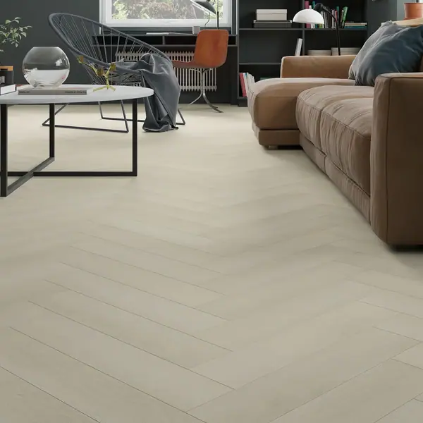 Herringbone Chelsea in Soft Ash 10mm Herringbone